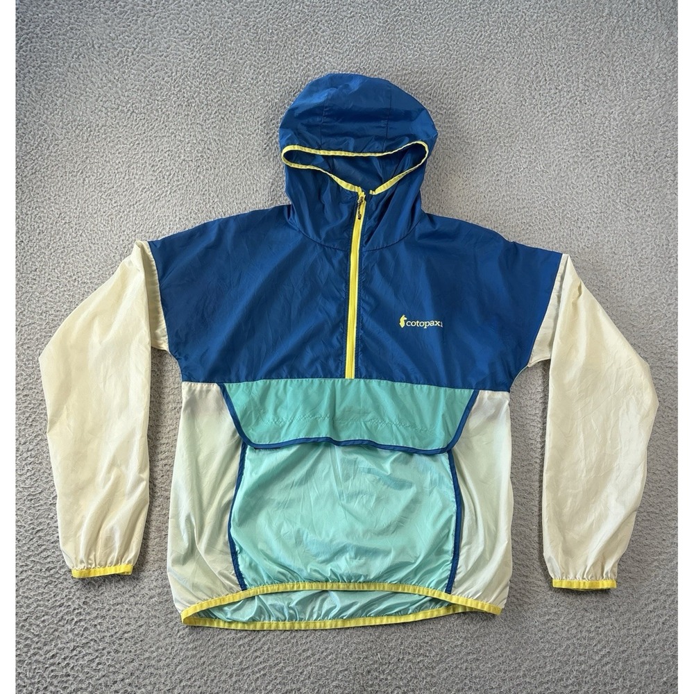 Cotopaxi Teca Technical Windbreaker Womens Small Blue Colorblock Outdoor Hiking